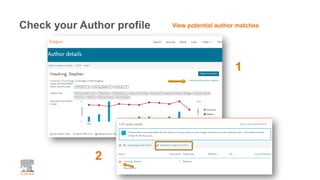 Check your Author profile View potential author matches
1
2
 