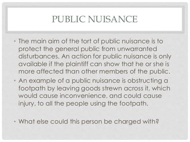 Nuisance