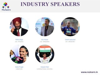 INDUSTRY SPEAKERS
www.nulearn.in
 