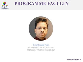 PROGRAMME FACULTY
www.nulearn.in
 