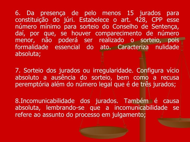 Nulidades no processo penal