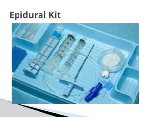 Epidural Kit
 
