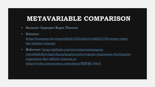 Lightweight static code analysis with semgrep | PPTX