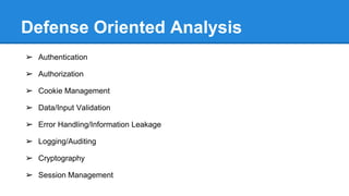 Offensive Threat Modeling : 5P’s
Identify
Assets
Decompose
Assets
Asset
Posture
Compromise
Asset
Monitor and
Update
Identify
Objectives
 
