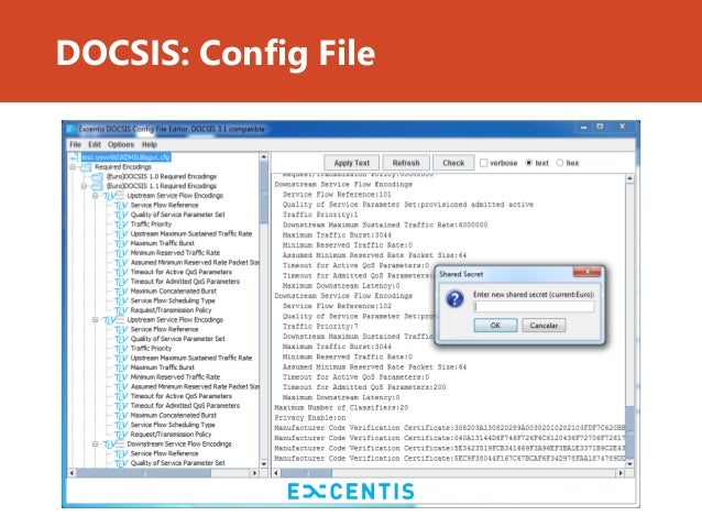 Excentis Cable Modem Config File Editor For Mac Excentis Cable Modem Config File Editor For Mac