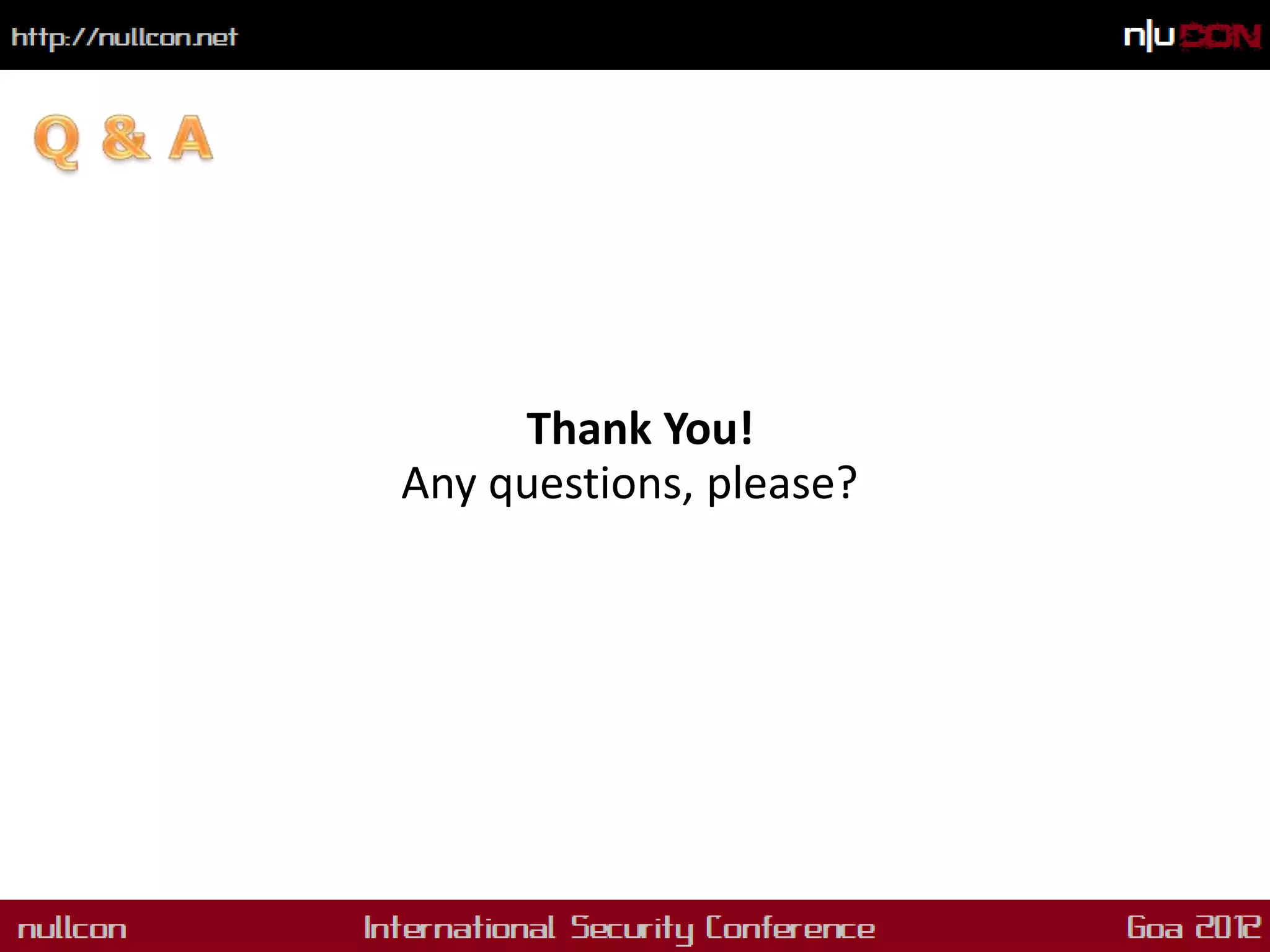 Thank You!
Any questions, please?
 