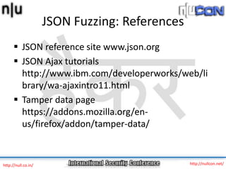 JSON Fuzzing: New approach to old problems | PPT
