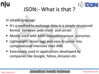 JSON Fuzzing: New approach to old problems | PPT