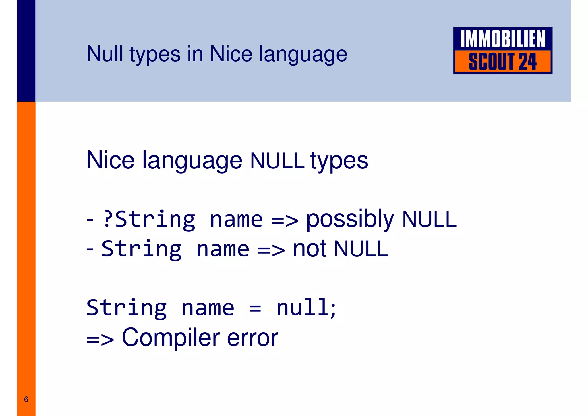 Better Strategies for Null Handling in Java