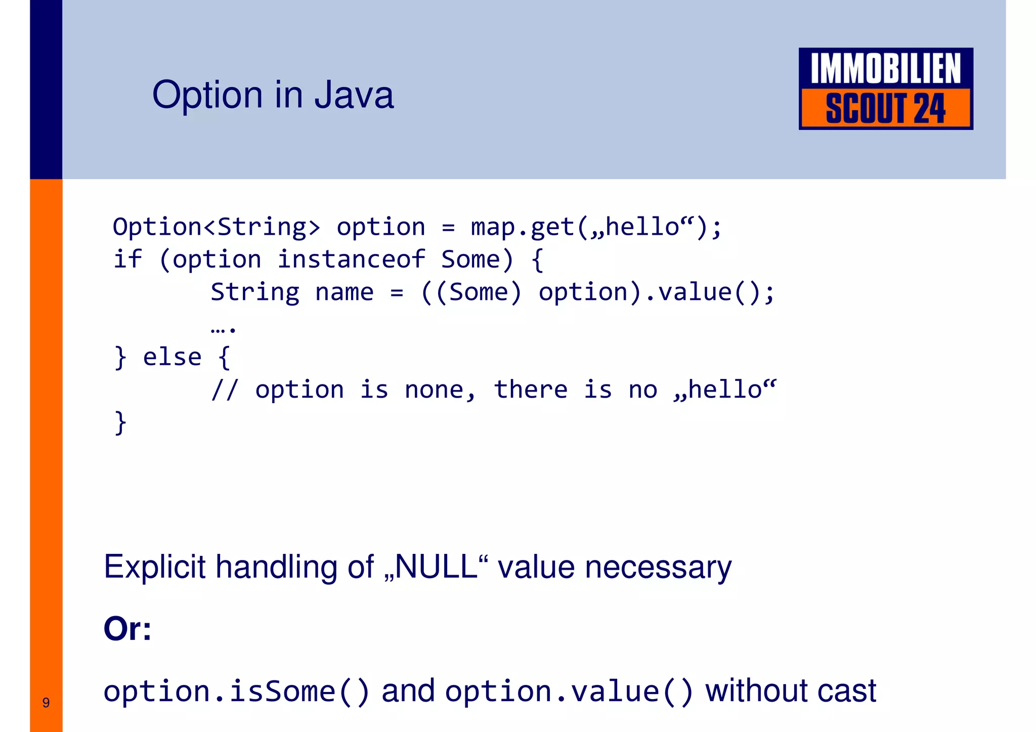 Better Strategies for Null Handling in Java