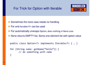 Better Strategies for Null Handling in Java