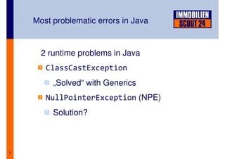 Better Strategies for Null Handling in Java