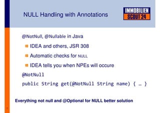 Better Strategies for Null Handling in Java