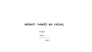 Understanding NULL Values in SQL Server: Concepts and Best Practices | PPTX