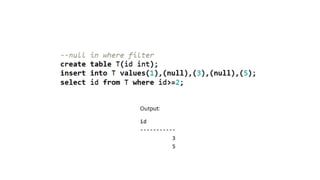Understanding NULL Values in SQL Server: Concepts and Best Practices | PPTX