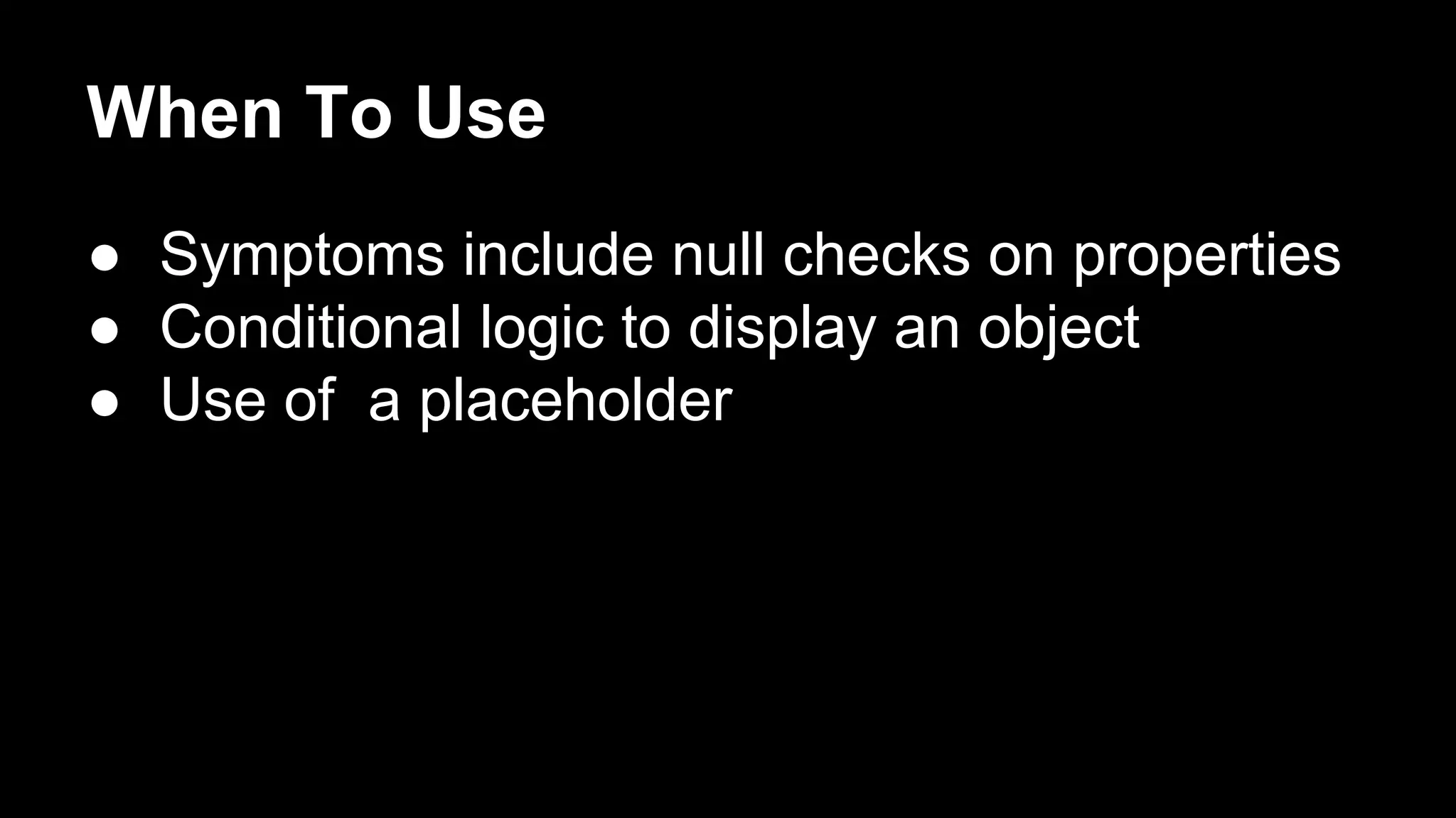 Null object pattern | PDF