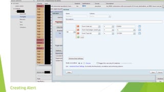 Creating Alert
 