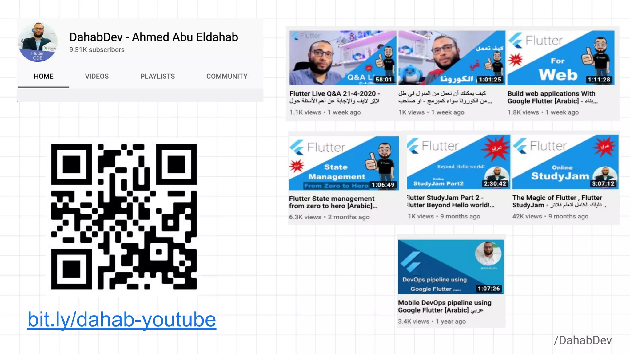 bit.ly/dahab-youtube
/DahabDev
 