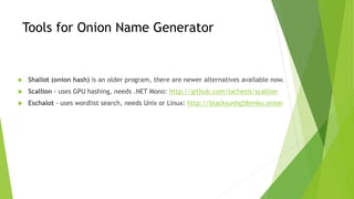 Scratching Your Brain into Dark Web by Arpit Maheshwari