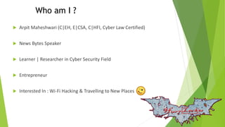 Scratching Your Brain into Dark Web by Arpit Maheshwari