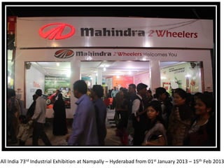 All India 73rd Industrial Exhibition at Nampally – Hyderabad from 01st January 2013 – 15th Feb 2013

 