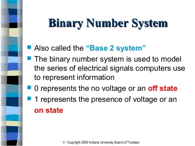 an analysis of the binary number system in the mathematics Number systems introduction binary number system the goal of this handout is to make you comf ortable with the binary number system we binary. an analysis of the binary number system in the mathematics Number systems introduction binary number system the goal of this handout is to make you comf ortable with the binary number system we binary.