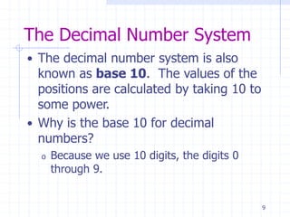 Number-Systems presentation of the mathematics | PPT