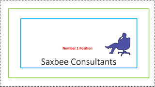Saxbee Consultants
Number 1 Position
 