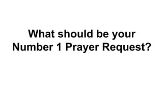 What should be your
Number 1 Prayer Request?
www.BibleRevelation.org
 