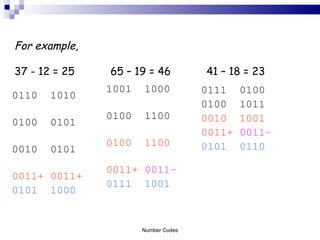 Number codes | PPT