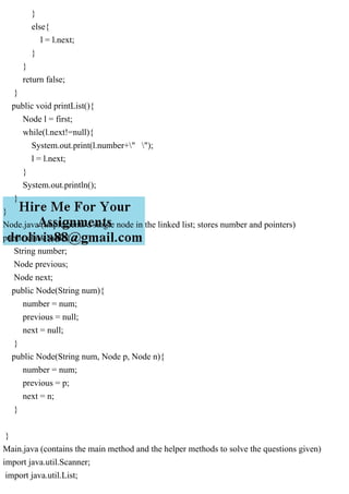 NumberList.java (implements the linked list)public class NumberLis.pdf