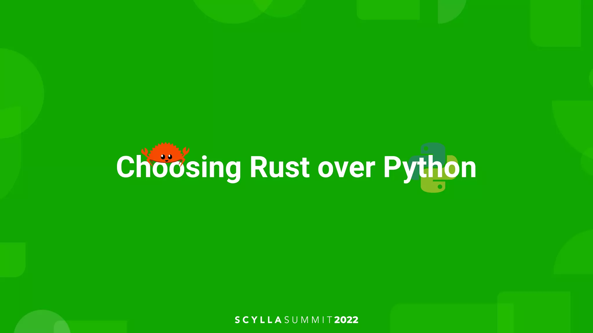 Choosing Rust over Python
 