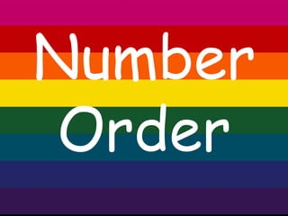 Number Order 