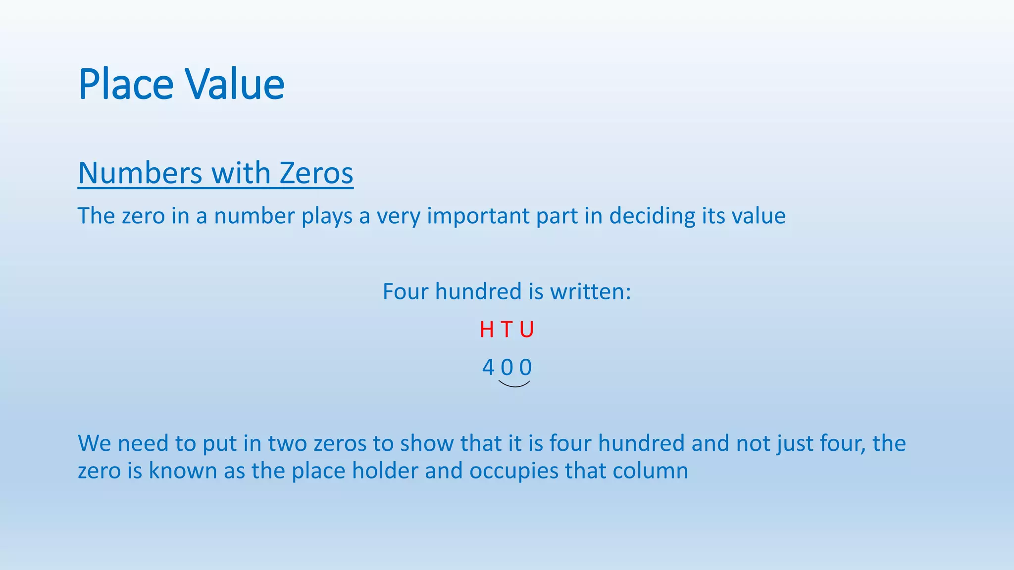 Number – place value | PPTX