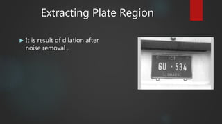 Number plate recogition | PPTX