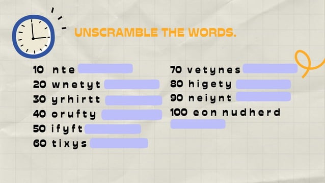 WHICH CAME FIRST WHEN SAYING NUMBERS ONE HUNDRED AND ONE visual data 7