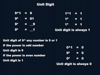 Numbers - Divisibility, Unit digit, Number of zeros.pptx