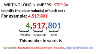 Numbers-to-words-explanation.pptx for year 5 | PPTX
