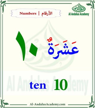 numbers in Arabic | PDF