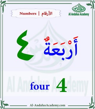 numbers in Arabic | PDF