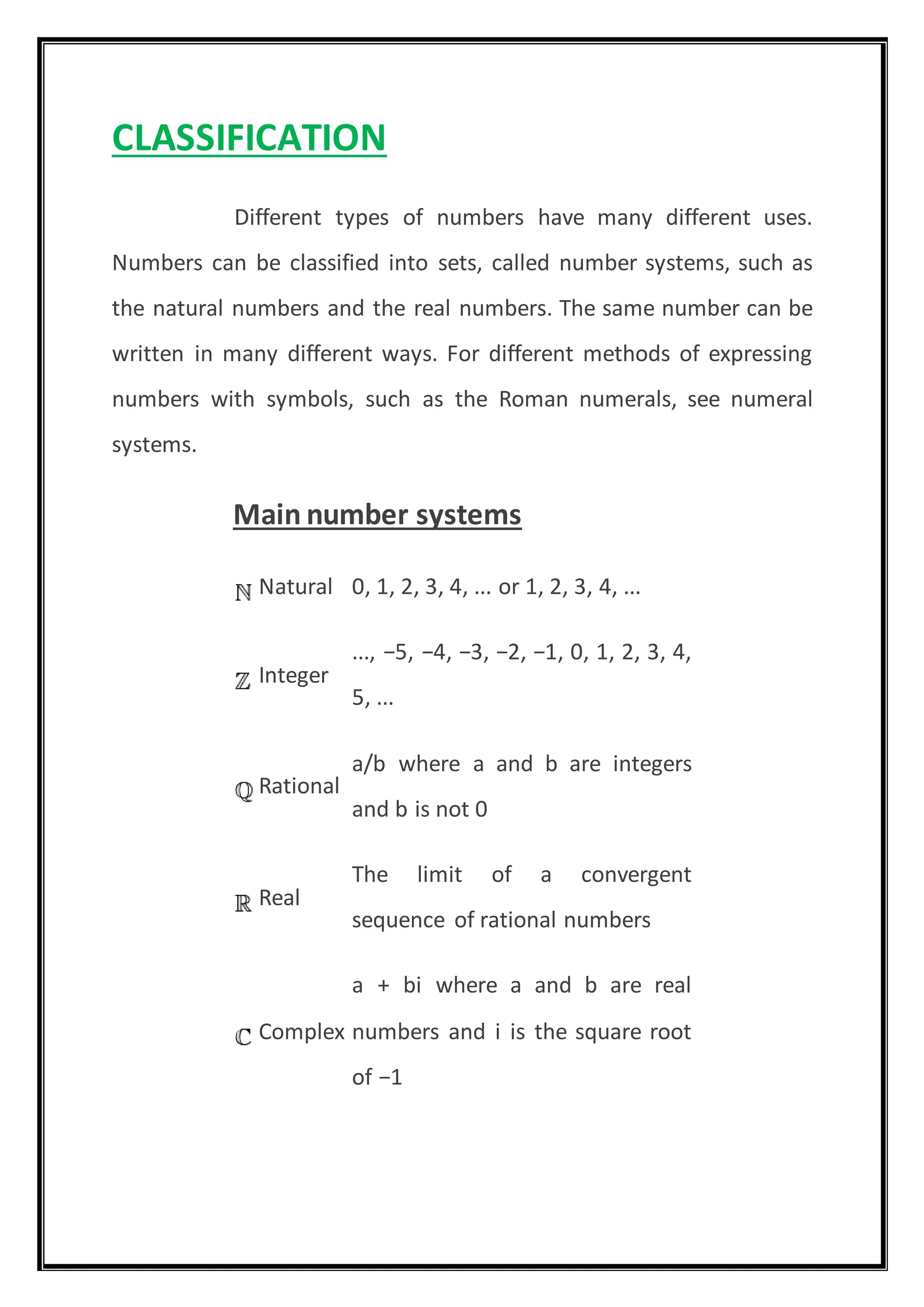 Numbers (1) | DOCX