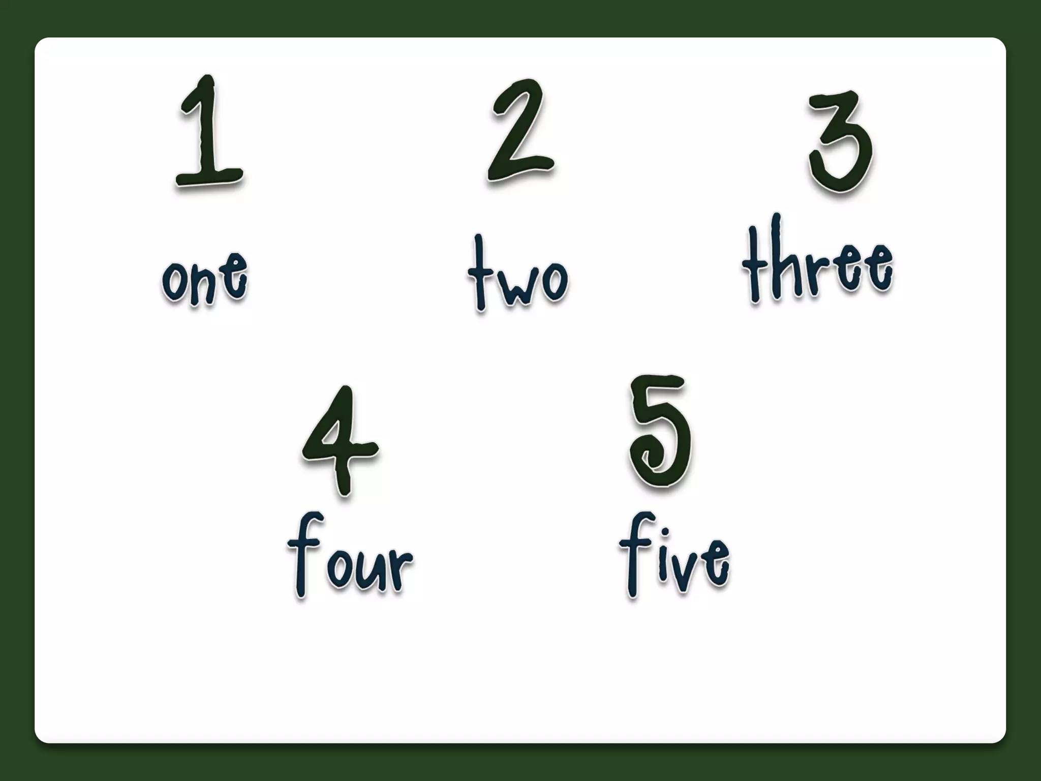 Numbers 1 to 100: Flashcards