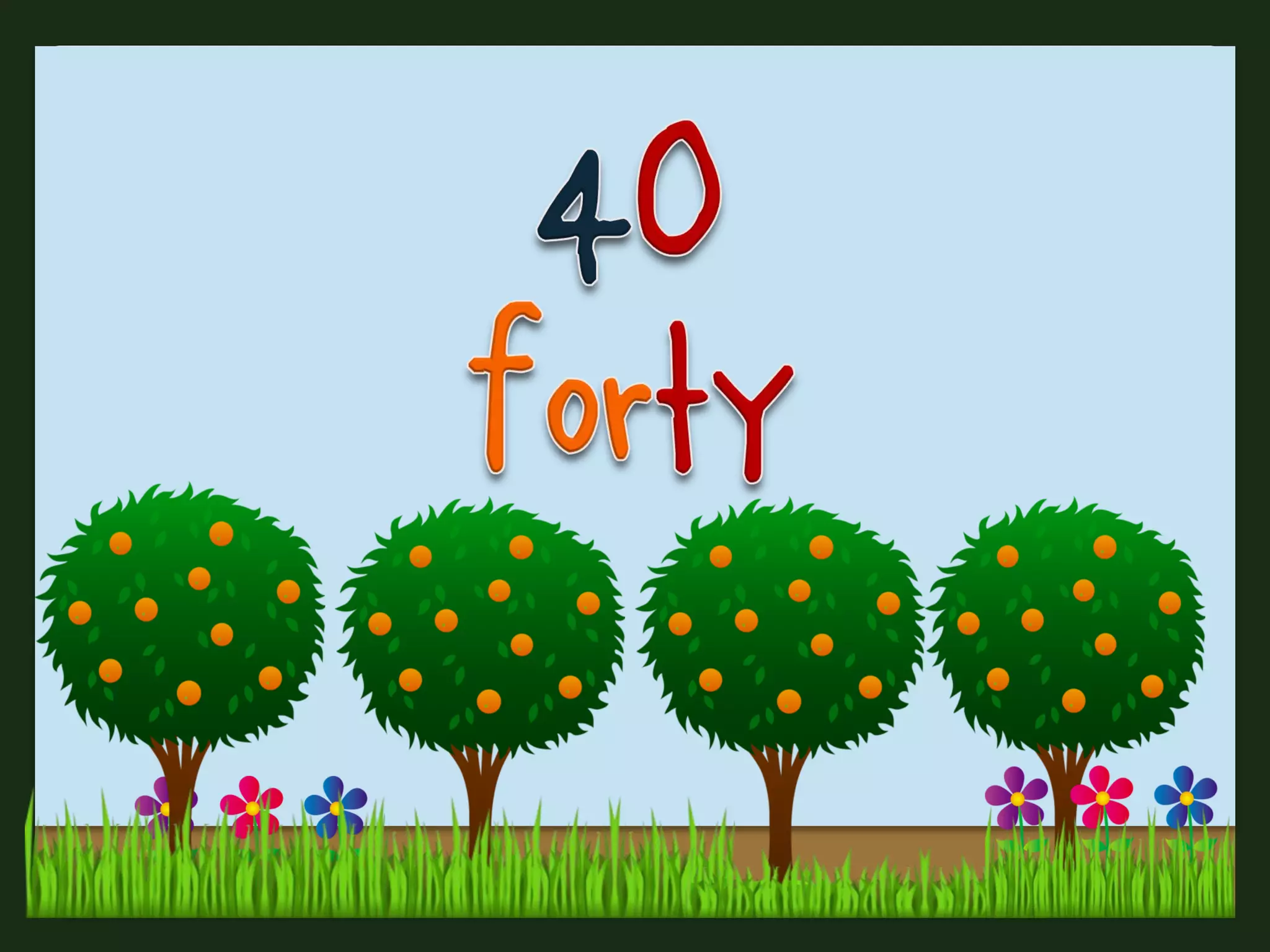 Numbers 1 to 100: Flashcards