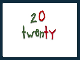 Numbers 1 to 100: Flashcards