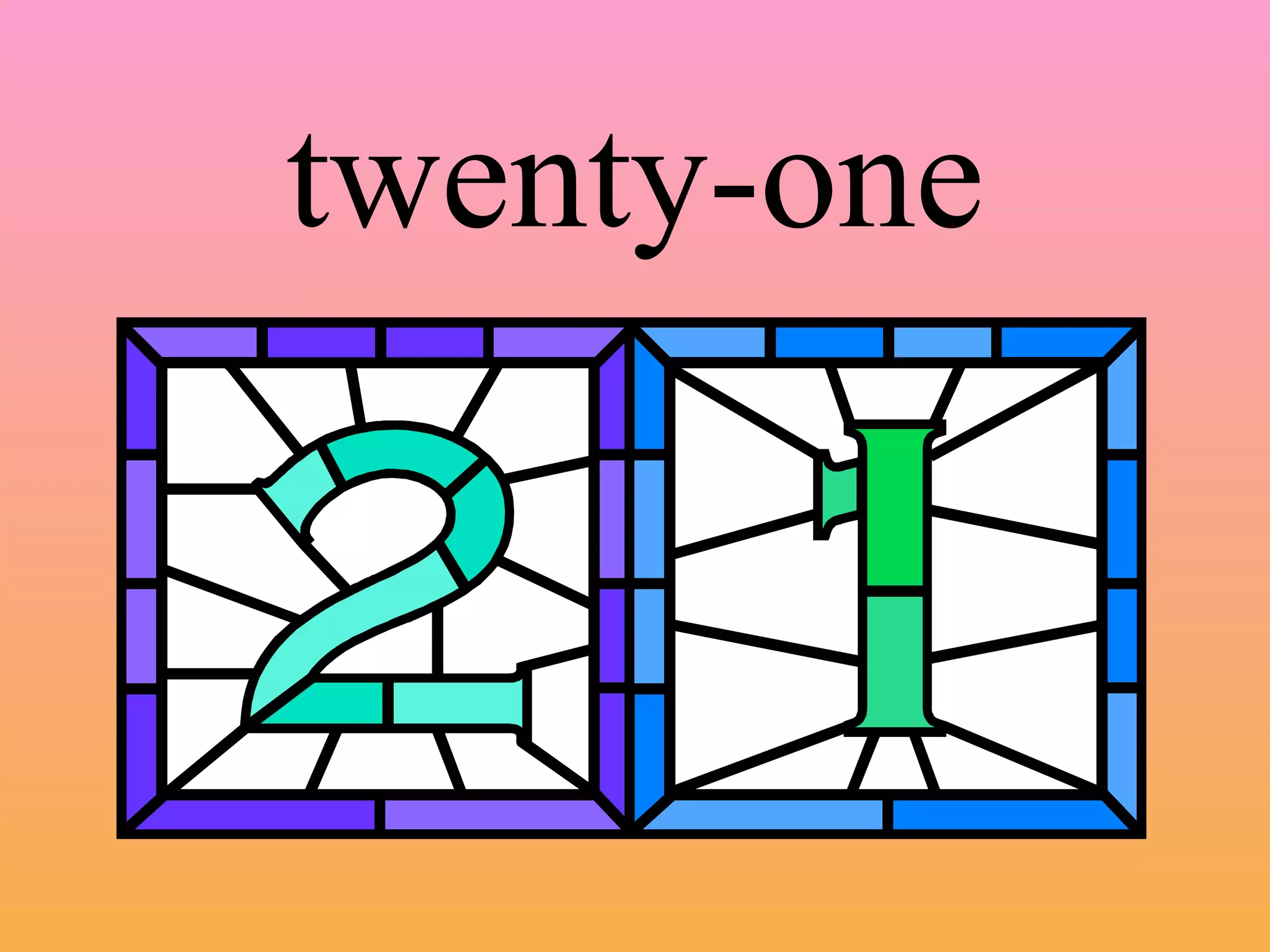 twenty-one 