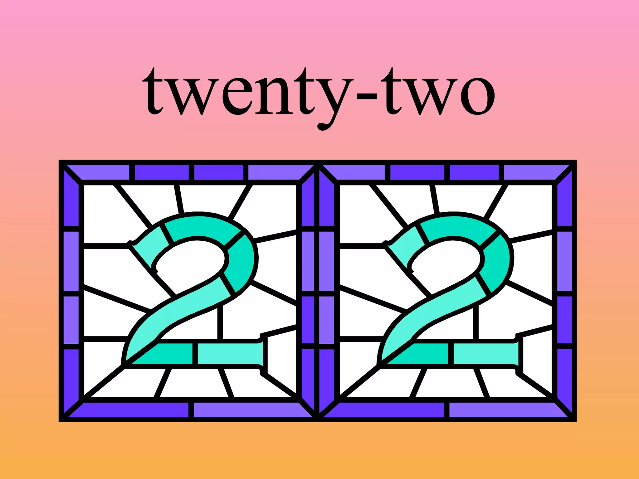 twenty-two 