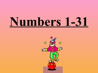Numbers 1-31 