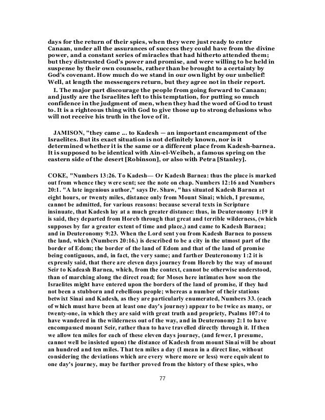 numbers-13-commentary