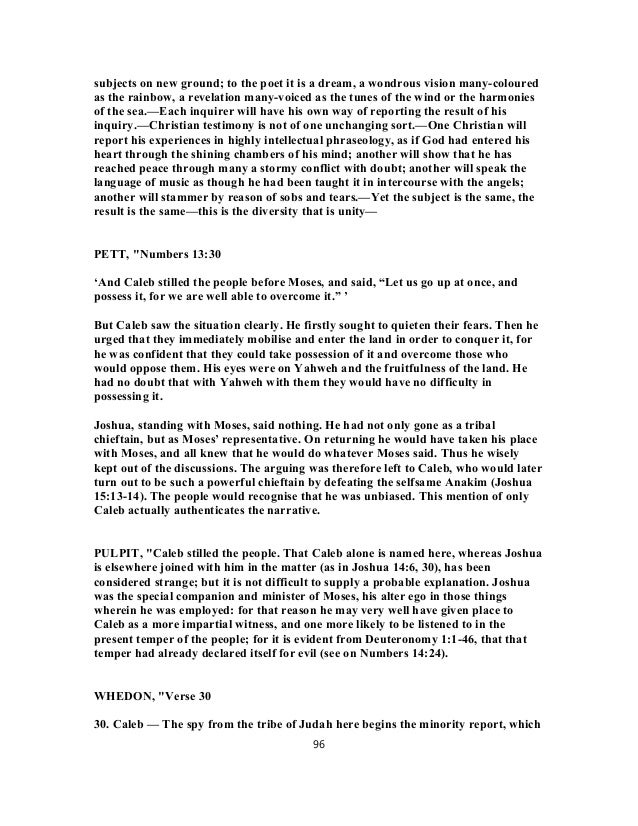  numbers 13 commentary 