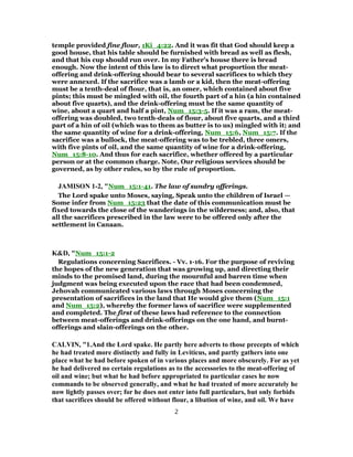 Numbers 15 Explained Numbers 15 commentary | PDF